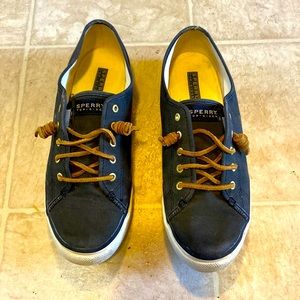 Black Sperry Sneakers